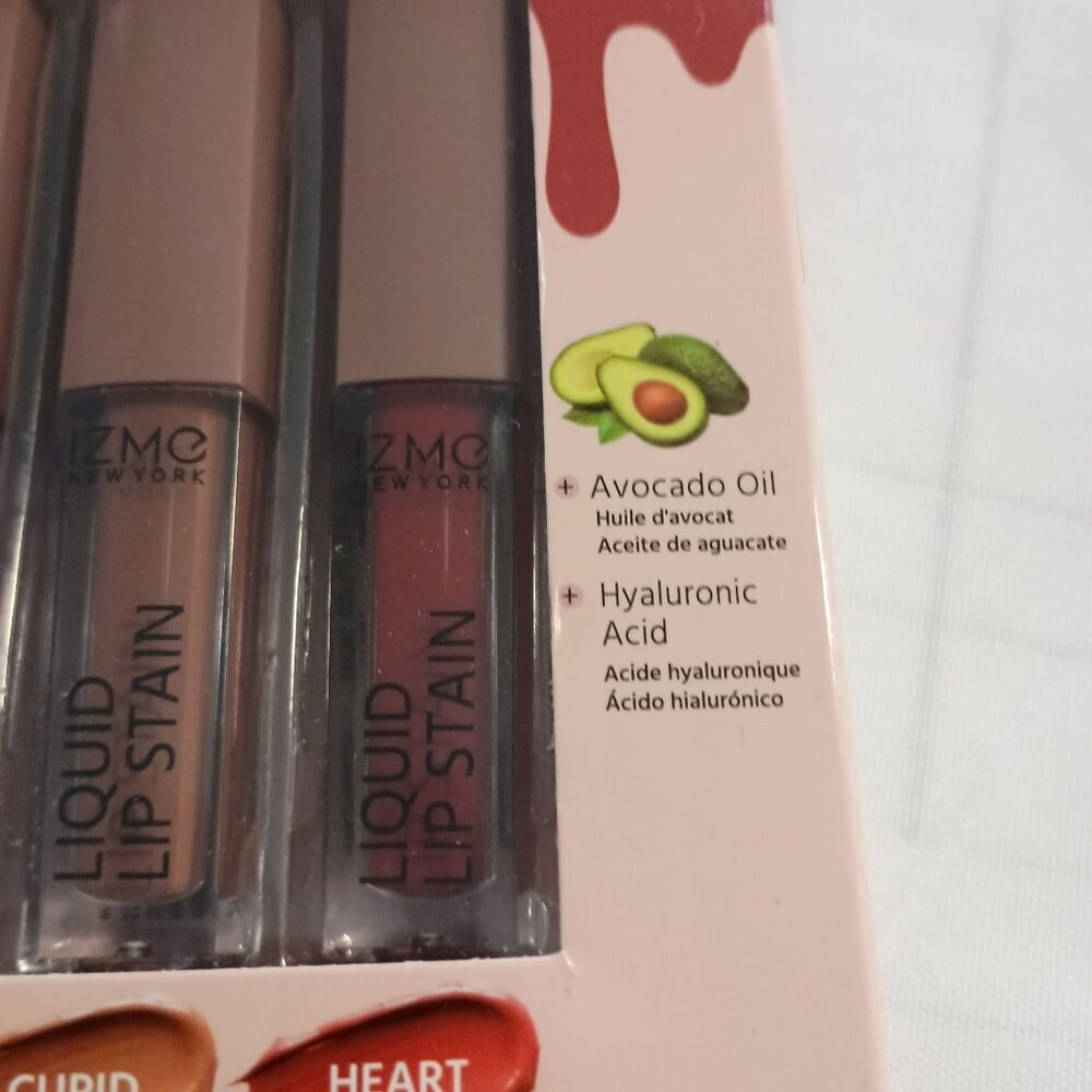 Izmé New York Kiss of Romance Lip Set 5 Colors Avocado Oil Hyaluronic Acid - Picture 3 of 6